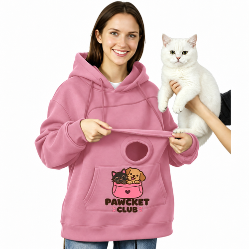 Pawcket Club Katzen-Hoodie – Produktbild 1