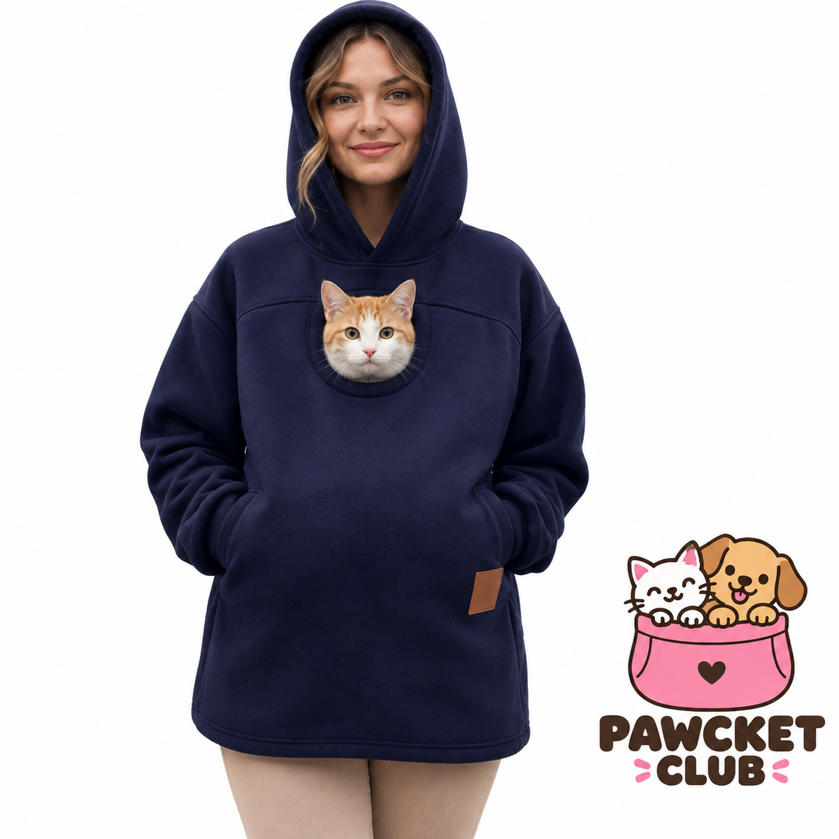 Pawcket Club Katzen-Hoodie – Produktbild 2