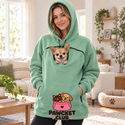 Pawcket Club Katzen-Hoodie – Produktbild 3